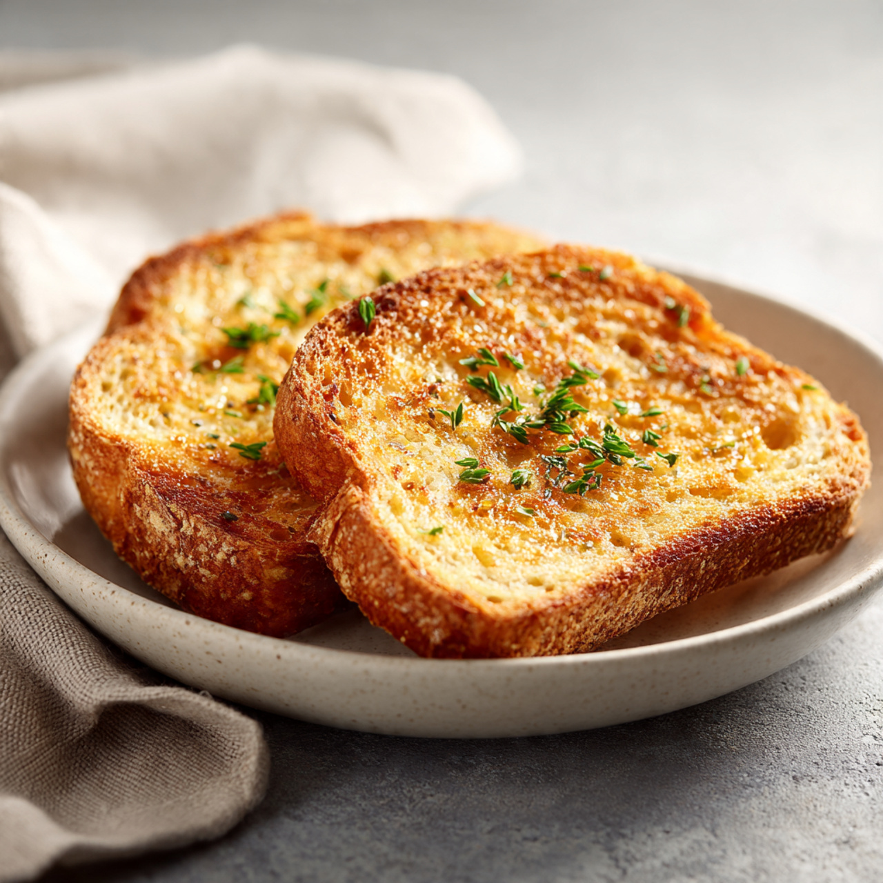 Perfectly Toasted Bread with Creative Toppings